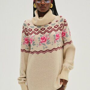 For Love & Lemons Ski Lodge Oversized Sweater Size XLXL / Cream